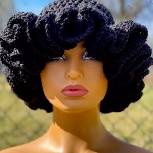 Handcrafted Crochet Ruffle Bucket Winter Fashion PRIDE